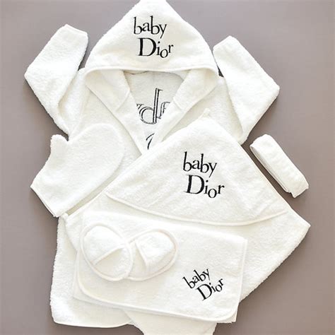 peignoir baby dior|baby Dior bathrobe.